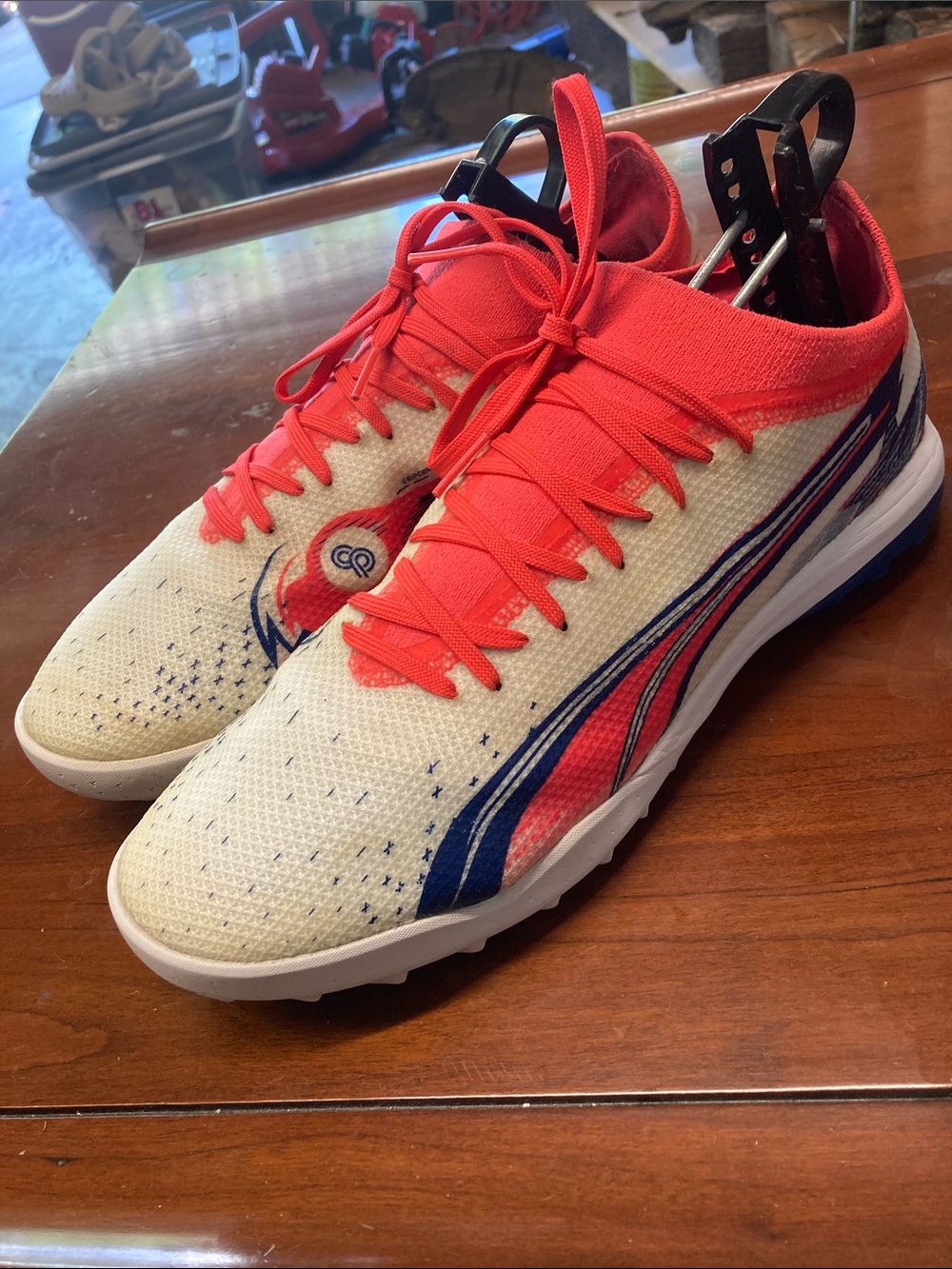 Puma Ultra Match CP Turf Soccer Shoes Men 9.5 White 107322-01 Pulisic
